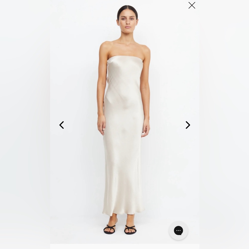 Sand Moon Dance Strapless Dress